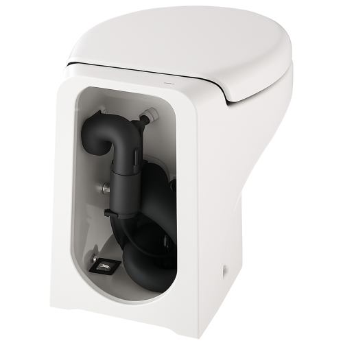 Toaleta Tecma Silence Plus 2G - 12v - Krótki Model