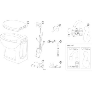 Intrare kit alb Tecma T-PF. P03B/B