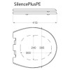 Tecma Silence T-278FR White Toilet Seat