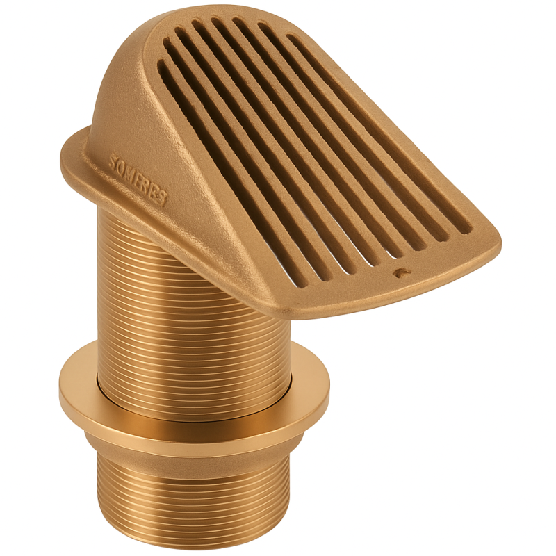 Bronzen Inlaatrooster 2 1/2 inch Bronzen Inlaatrooster 2 1/2 inch