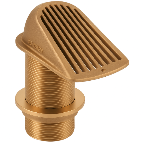 Bronzen Inlaatrooster van 3 inch Bronzen Inlaatrooster van 3 inch