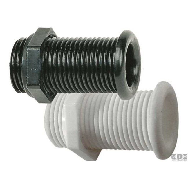 25 x 62mm Black Transom Drain