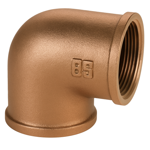 Bronze Female-Female Elbow 2.5 Bronze Female-Female Elbow 2.5