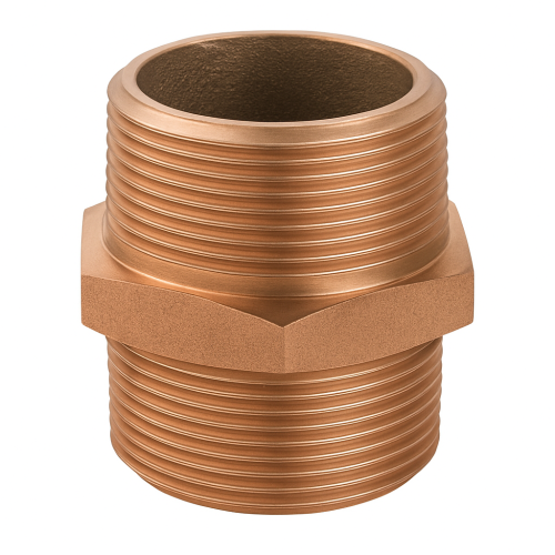 Bronze Double Nipple 2.5 Bronze Double Nipple 2.5