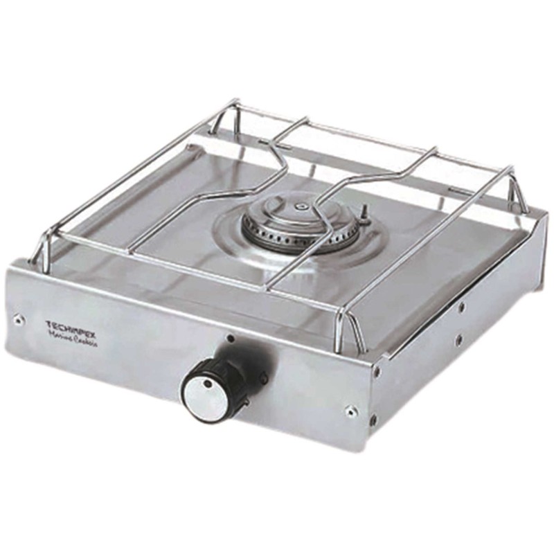 Techimpex Capri 1 Burner Stainless Steel Stove