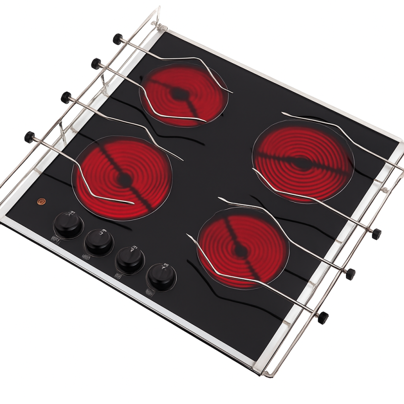 Keramicki štednjak Techimpex Torres 4 plamenika 500 x 510 mm