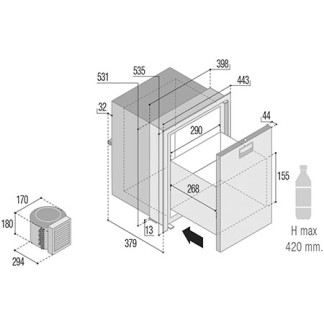 Vitrifrigo DW75L Drawer Fridge