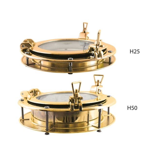 Round 300mm Polished Brass Portlight Round 300mm Polished Brass Portlight
