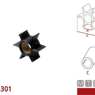 Johnson - Evinrude Engine Impeller 396725/432954