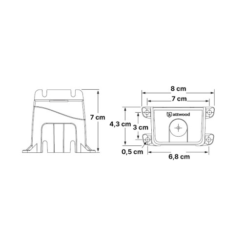 Elektronicki kaljužni prekidac Attwood s3 12v 15amp