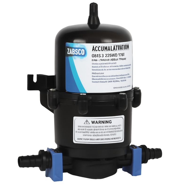 Jabsco 0.65L Accumulator Tank (Ø 101 x L214mm)