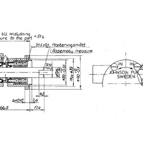 Johnson F35B-9 Cooling Water Pump Johnson F35B-9 Cooling Water Pump