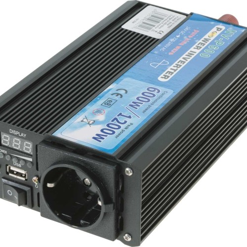 High-Efficiency Sine Wave Power Inverter 600W 24V