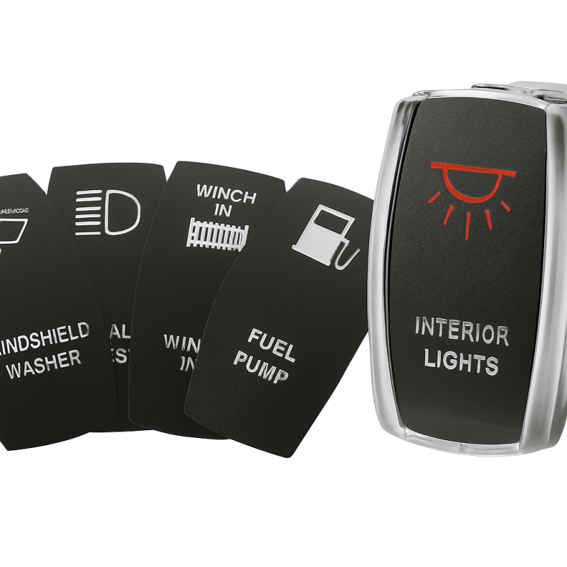 5-Terminal On-Off Rocker Switch