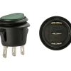 FLN IP65 Runde LED Kippschalter - Grün