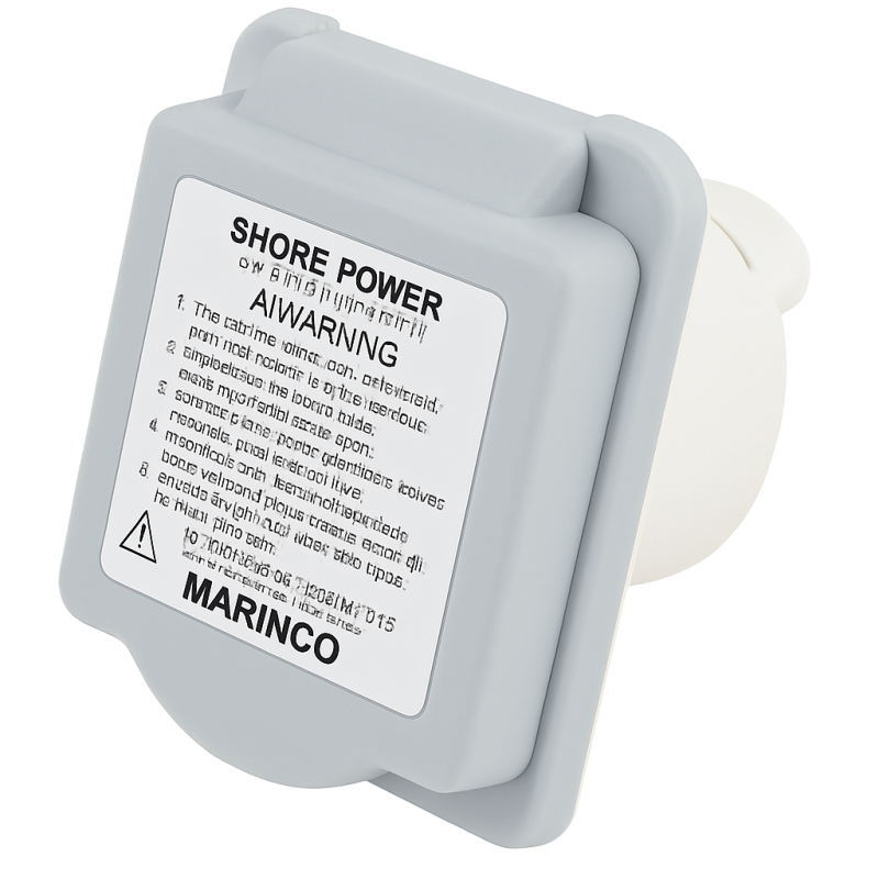 Marinco 32A Electric Power Inlet - 220V
