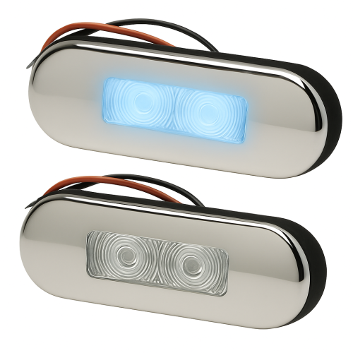 Elipticno LED ambijentalno svjetlo 86 x 31 mm bijelo dnevno svjetlo