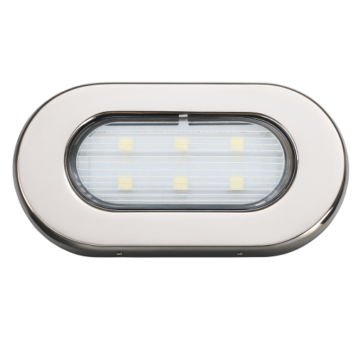 Elliptično LED ambijentalno svjetlo 73 x 38mm Hladno bijelo