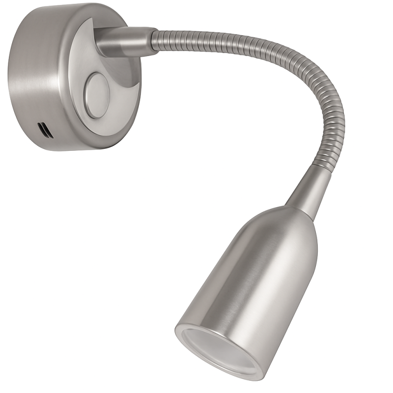 Foco LED Táctil USB con Brazo Flexible