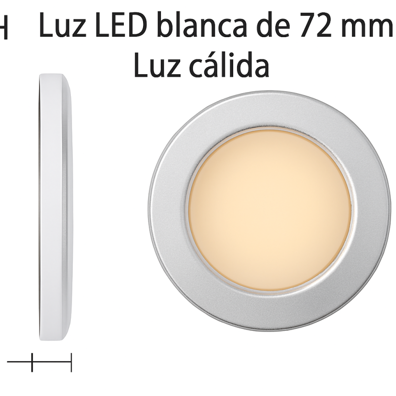 Warm White 72mm LED Cockpit Light Warm White 72mm LED Cockpit Light