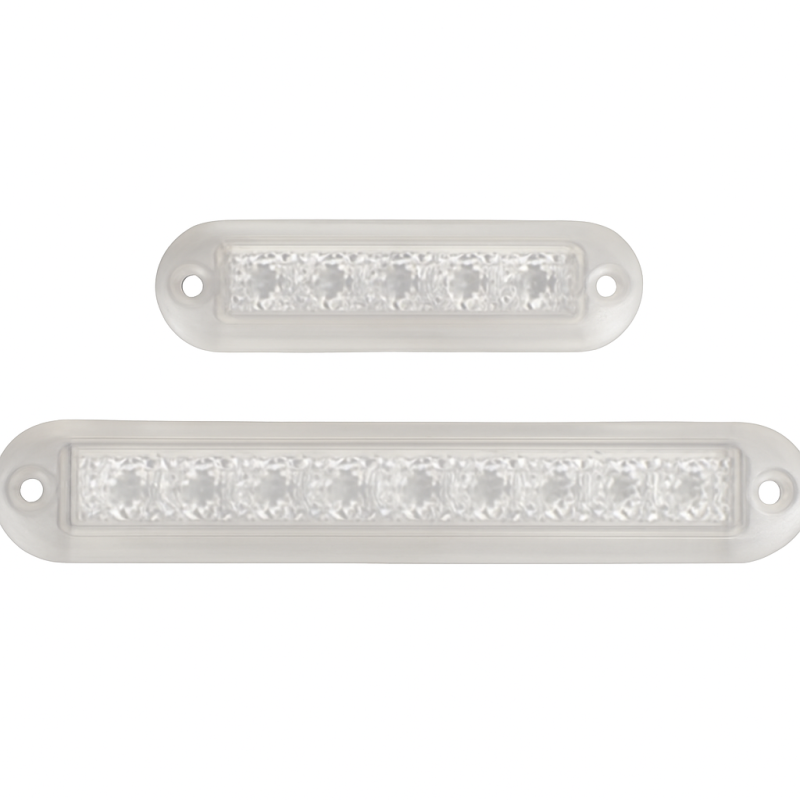 White Recessed LED Courtesy Light 100 x 25mm White Recessed LED Courtesy Light 100 x 25mm