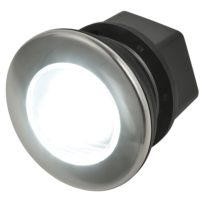 Lampe de courtoisie LED blanche encastrée Ø38mm Lampe de courtoisie LED blanche encastrée Ø38mm