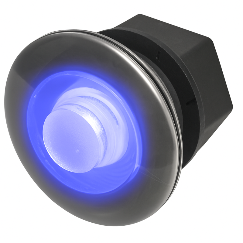 Einbau Blau LED Begrüßungslicht Ø38mm Einbau Blau LED Begrüßungslicht Ø38mm