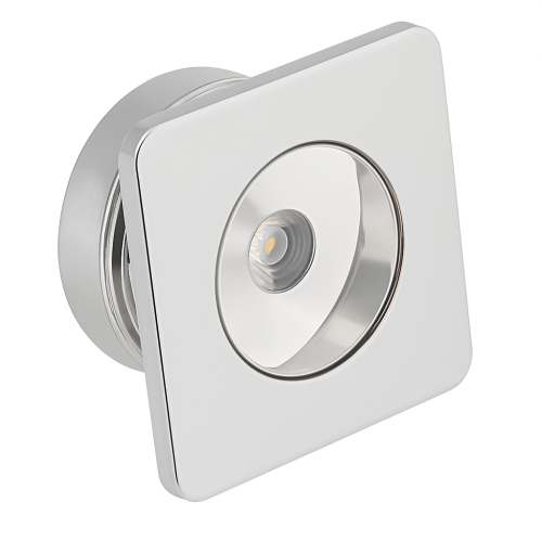 Kromirano LED ambientalno svjetlo, okruglo hladno svjetlo od 32 mm Kromirano LED ambientalno svjetlo, okruglo hladno svjetlo od 32 mm
