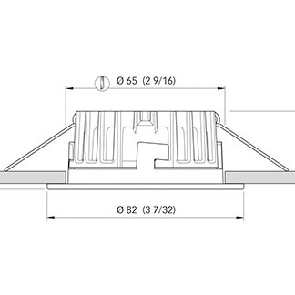 LED usmjereno svjetlo Quick KAI 82 x H4mm - dnevno svjetlo 4000 K