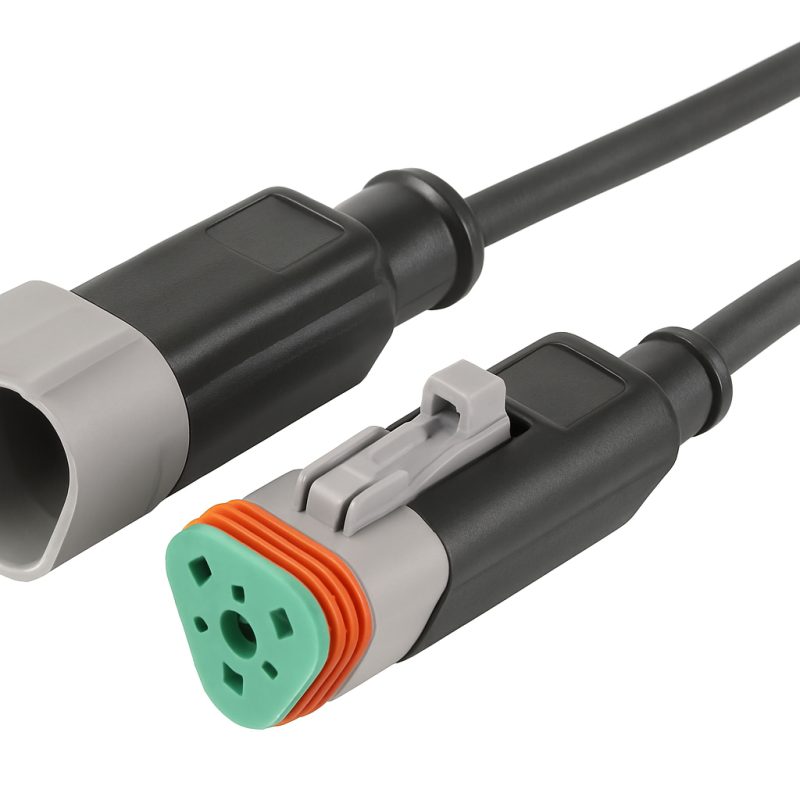 Deutsch Superseal Connector 1.5/0-230V/14A 3 Polen Mannelijk