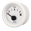 VDO White Fuel Gauge 52mm (240-30 Ohm)