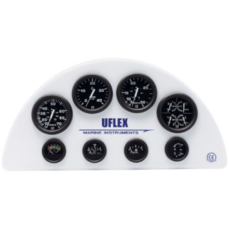 Voltmérő 10-16V Uflex Ultra Fekete 52mm Voltmérő 10-16V Uflex Ultra Fekete 52mm