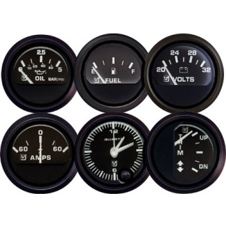 Uflex Ultra Black Ammeter with Shunt 60-0-60 52mm Uflex Ultra Black Ammeter with Shunt 60-0-60 52mm