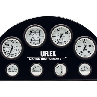 Uflex Ultra White Waterproof Speedometer 85mm - 50kn Uflex Ultra White Waterproof Speedometer 85mm - 50kn