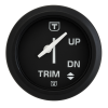 Uflex Ultra Noir Manomètre de Trim 52mm - 0-190 Ohm
