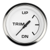 Trim Gauge Op & Ned 0-190 Ohm Uflex Ultra Hvid 52mm