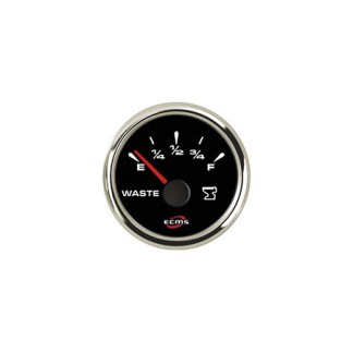 Vandstandsindikator Sort - Forkromet ECMS 52mm