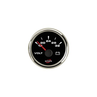 Vandstandsindikator Sort - Forkromet ECMS 52mm