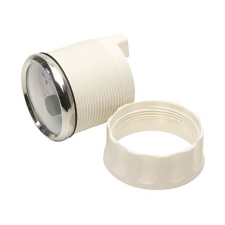 Öldruckanzeige 52mm 0-5bar - Schwarz & Chrom 12/24V