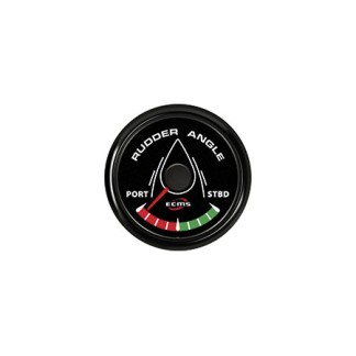 ECMS Black Oil Pressure Gauge 0-5 Bar 52mm