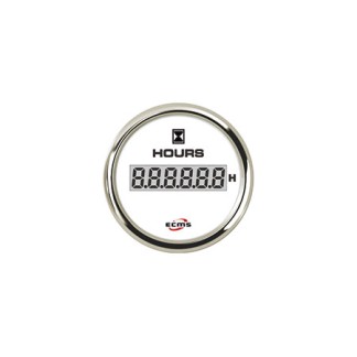 ECMS 10bar White Oil Pressure Gauge