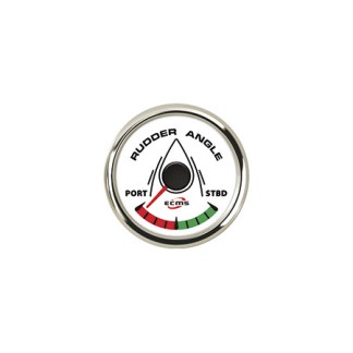ECMS 10bar White Oil Pressure Gauge