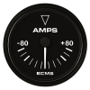 ECMS Black Oil Pressure Gauge 0-30 Bar 52mm