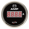 ECMS Black Chrome Analog Ammeter with Shunt -80 to +80A 52mm