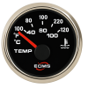 ECMS Black Chrome Analog Ammeter with Shunt -80 to +80A 52mm
