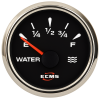ECMS Black Chrome Analog Ammeter with Shunt -80 to +80A 52mm