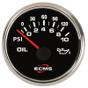 ECMS Black Chrome Analog Ammeter with Shunt -80 to +80A 52mm