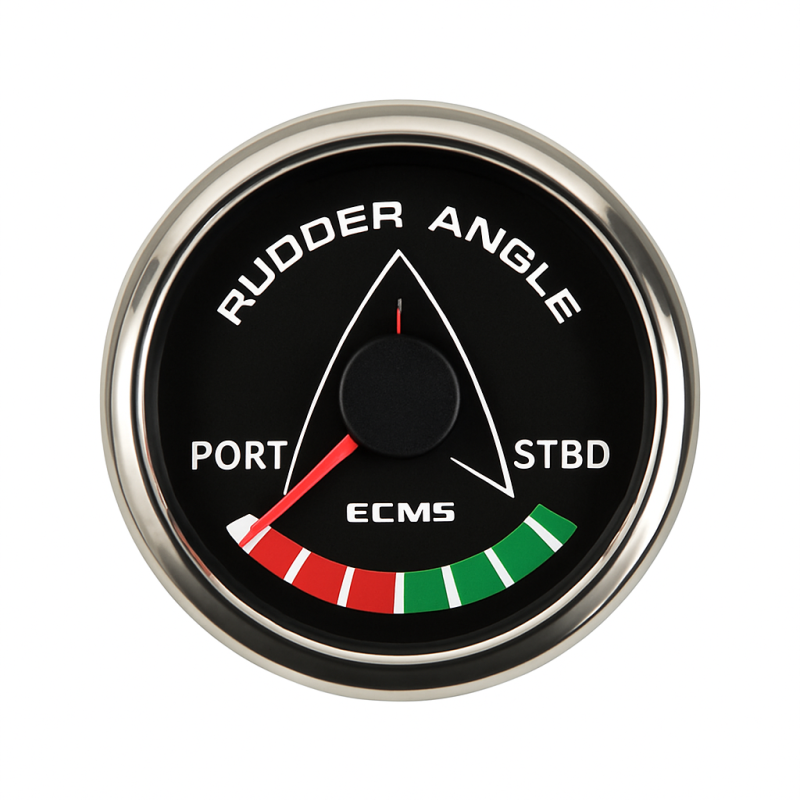 ECMS Black Chrome 12/24V Ammeter with Shunt -150/+150A ECMS Black Chrome 12/24V Ammeter with Shunt -150/+150A