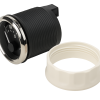 ECMS Black Chrome 12/24V Ammeter with Shunt -150/+150A ECMS Black Chrome 12/24V Ammeter with Shunt -150/+150A