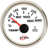 Trim Gauge ECMS Wit 0-190 Ohm 52mm